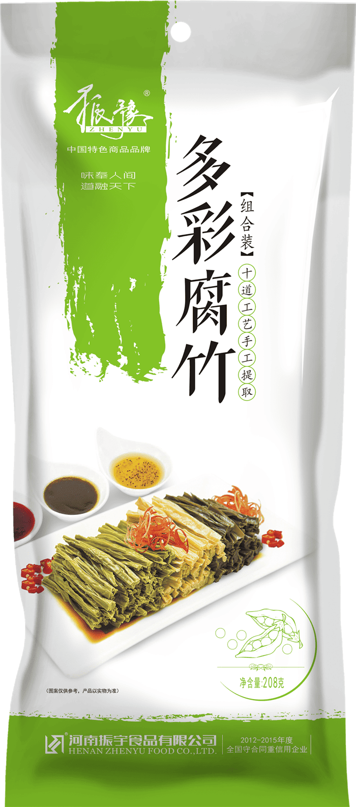 振豫208g多彩腐竹